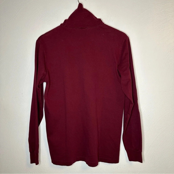 Lobo by “Pendleton “Burgundy Turtleneck - Maroon Long Sleeve Top Size: L (i9 - Picture 4 of 11